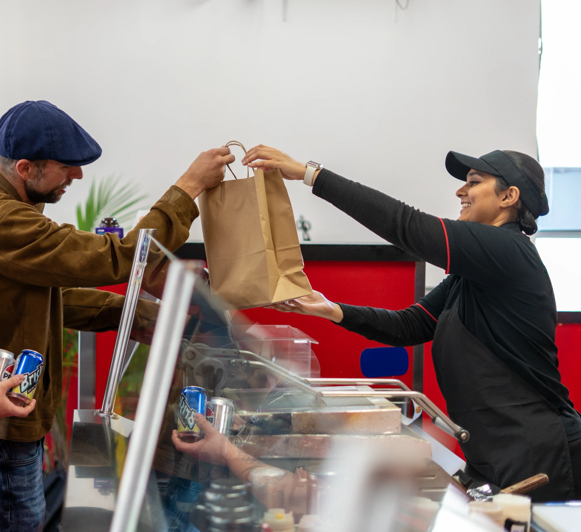 Dante’s Gourmet Burrito interior seating